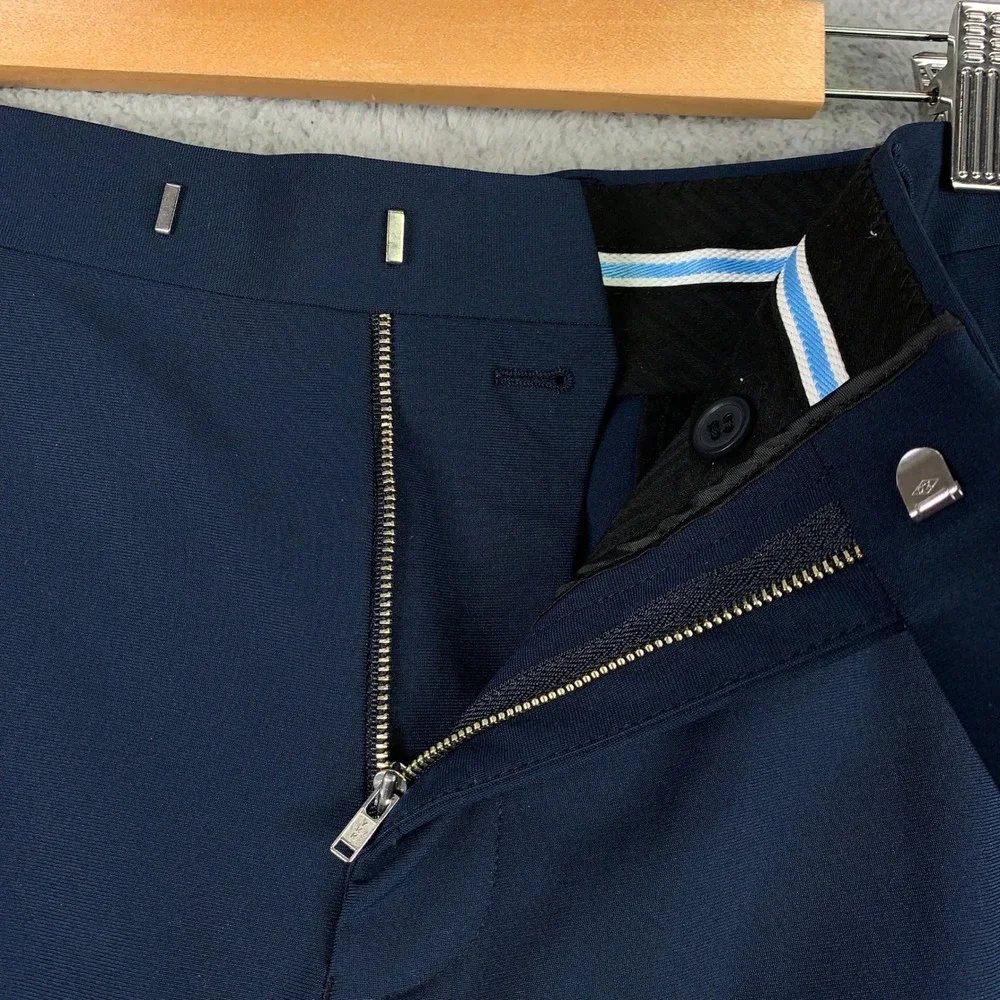 Sene Soho Flex 2 Piece Suit Custom 48R Navy Stretch Performance Pants 40x32